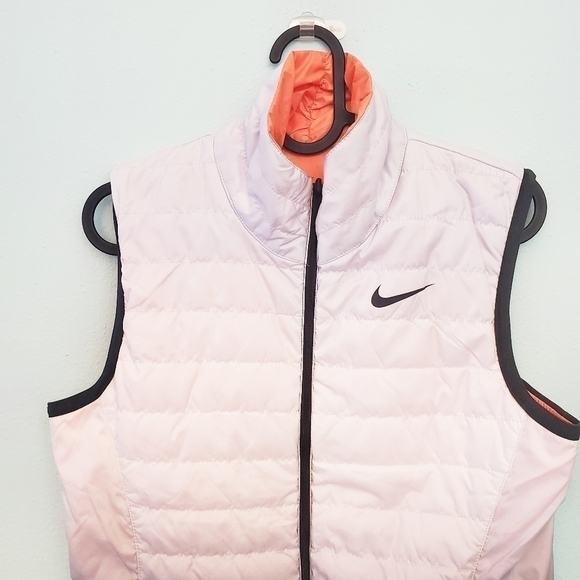 NIKE Performance Reversible Orange and Gray Vest Size S - Picture 11 of 15